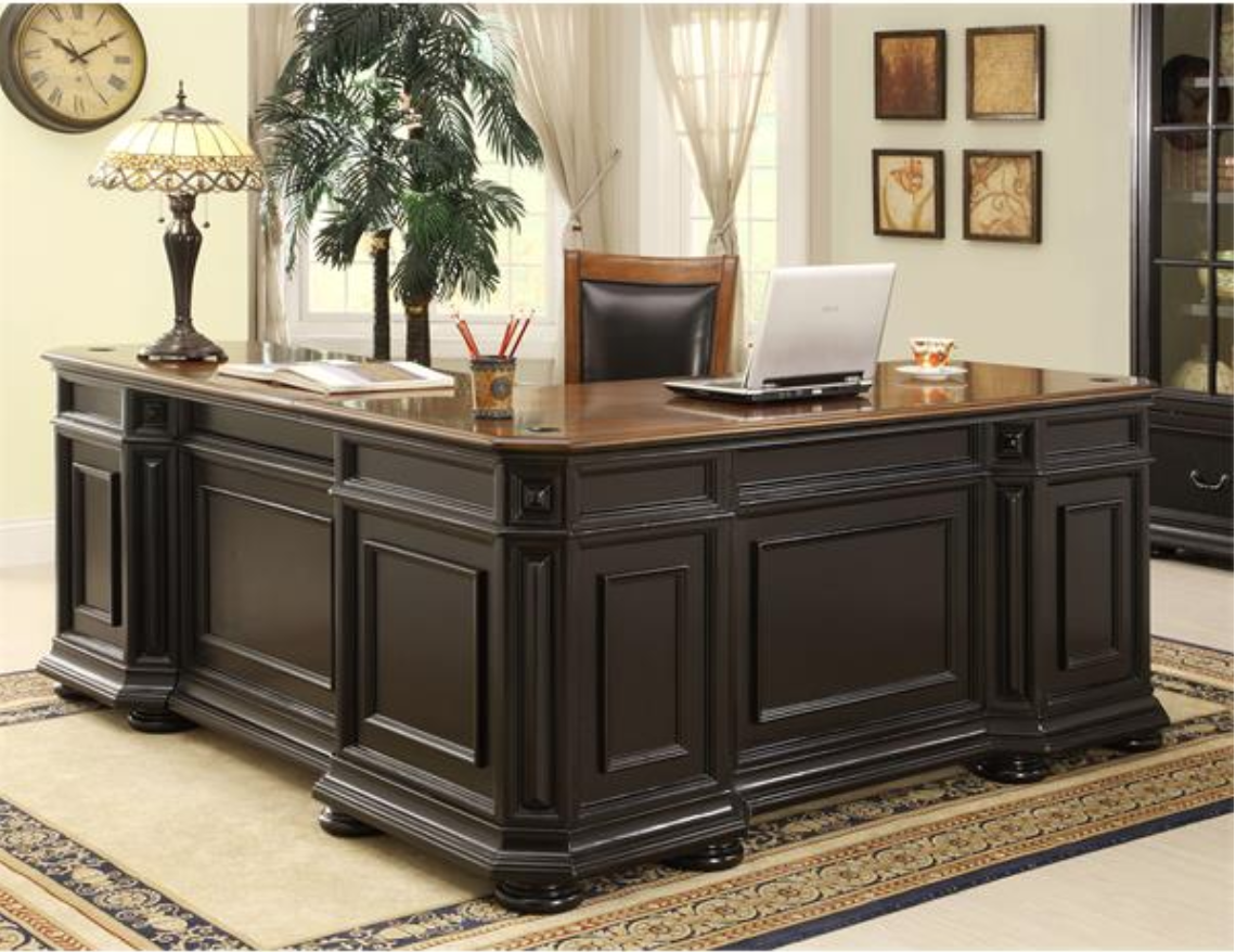 Riverside Allegro 44728L Desk and Return