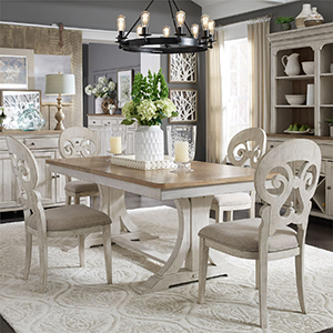 Liberty Farmhouse Reimagined Table & Chairs 652-DR-05TRS
